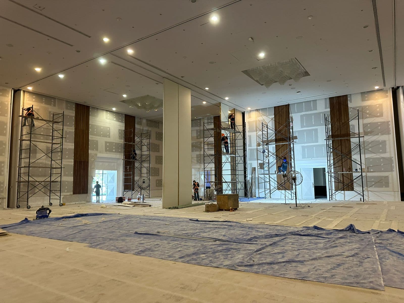 Salones Prado — wide-angle view of renovated event space, Paradisus Cancún